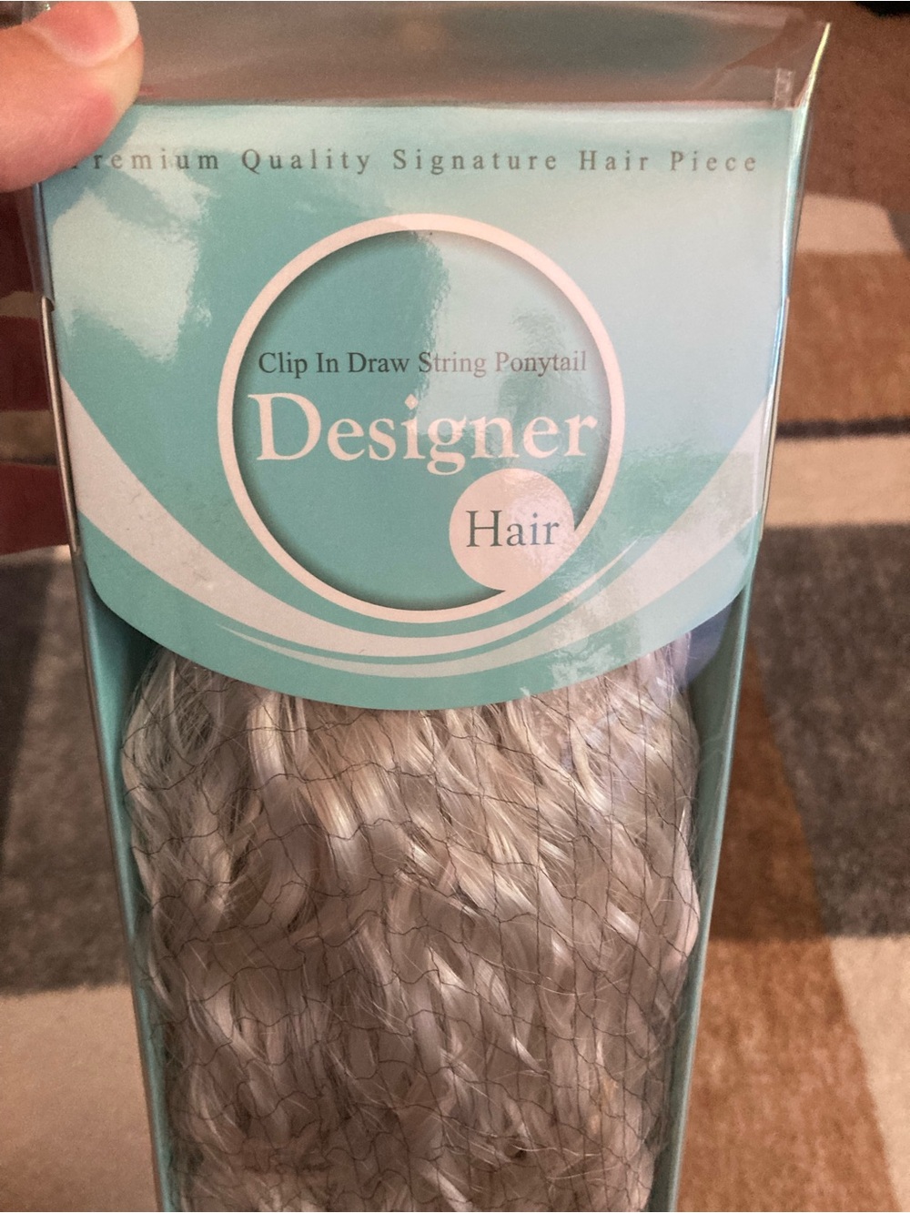 Designer Hair Long Wavy Clip-In Extension - Platinum Blonde - Picture 5 of 9